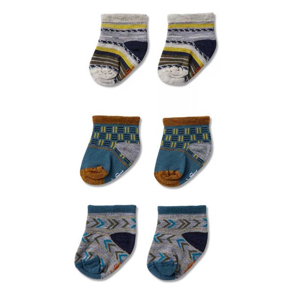 Smartwool Baby Bootie Batch Socks Kids' in Light Grey